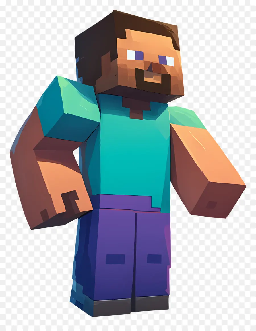 Minecraft Steve，Personaje De Minecraft PNG