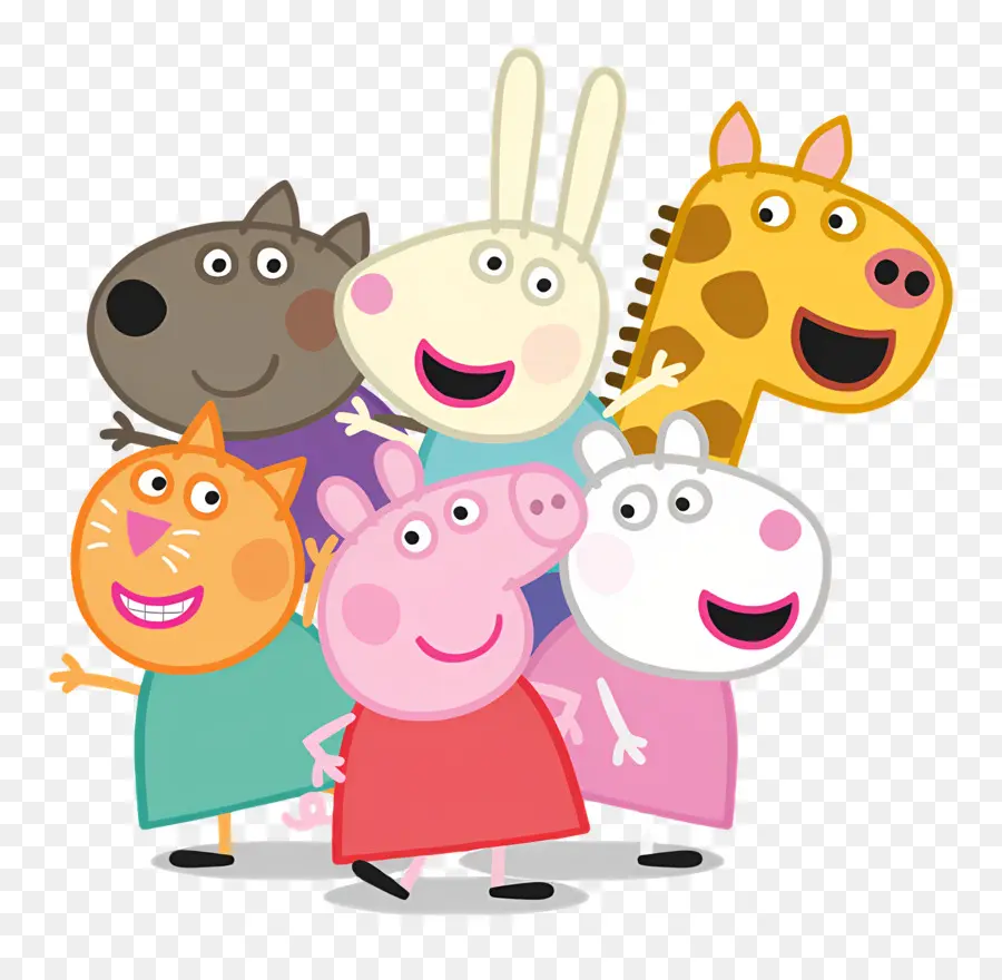 Pepa Cerdo，Personajes De Animales De Dibujos Animados PNG