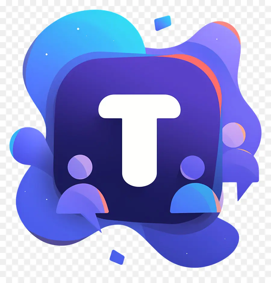 Logotipo T，Logotipo De T Azul PNG