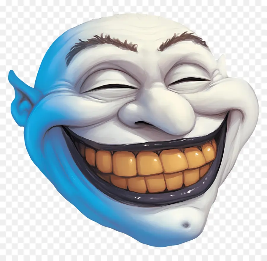 Cara De Burla，Cara Sonriente PNG