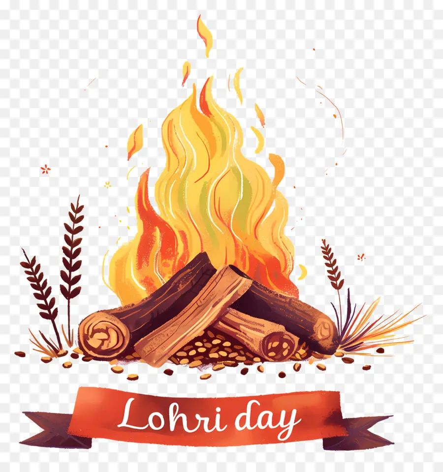 Feliz Lohri，Hoguera PNG