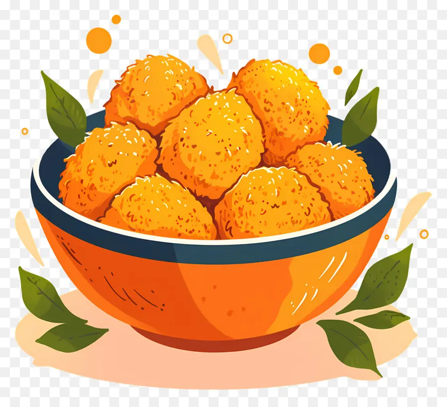 Albóndigas De Pollo，Bolas Fritas PNG