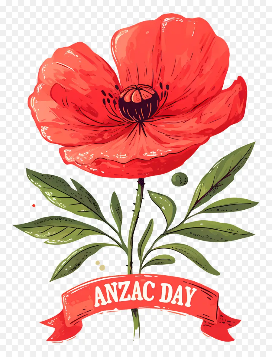 Día De Anzac，Amapolas Del Día De Anzac PNG