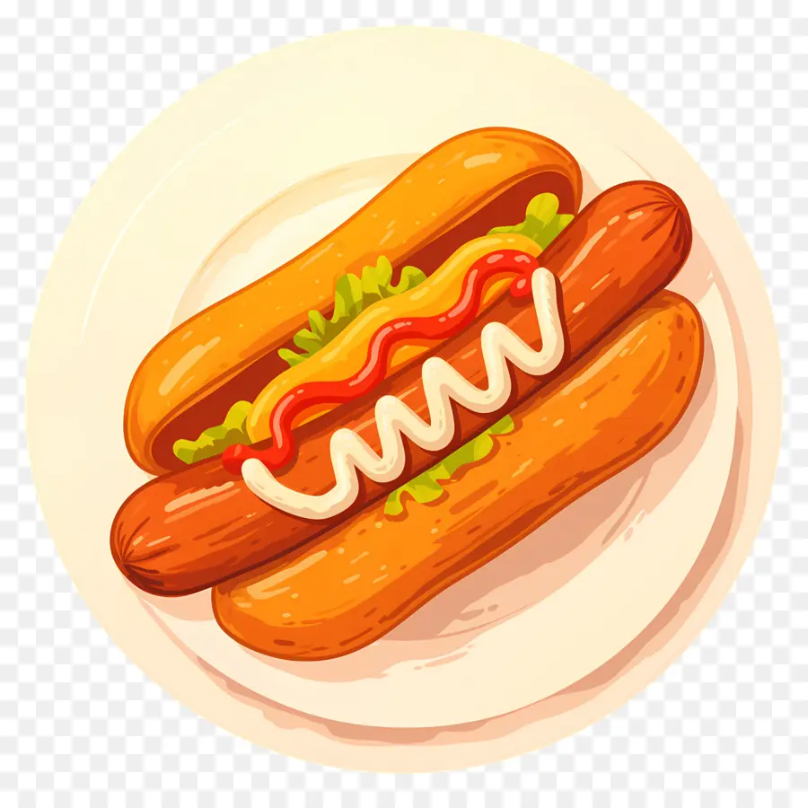 Hot Dog，Bocadillo PNG