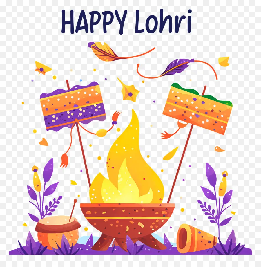 Feliz Lohri，Hoguera Lohri PNG