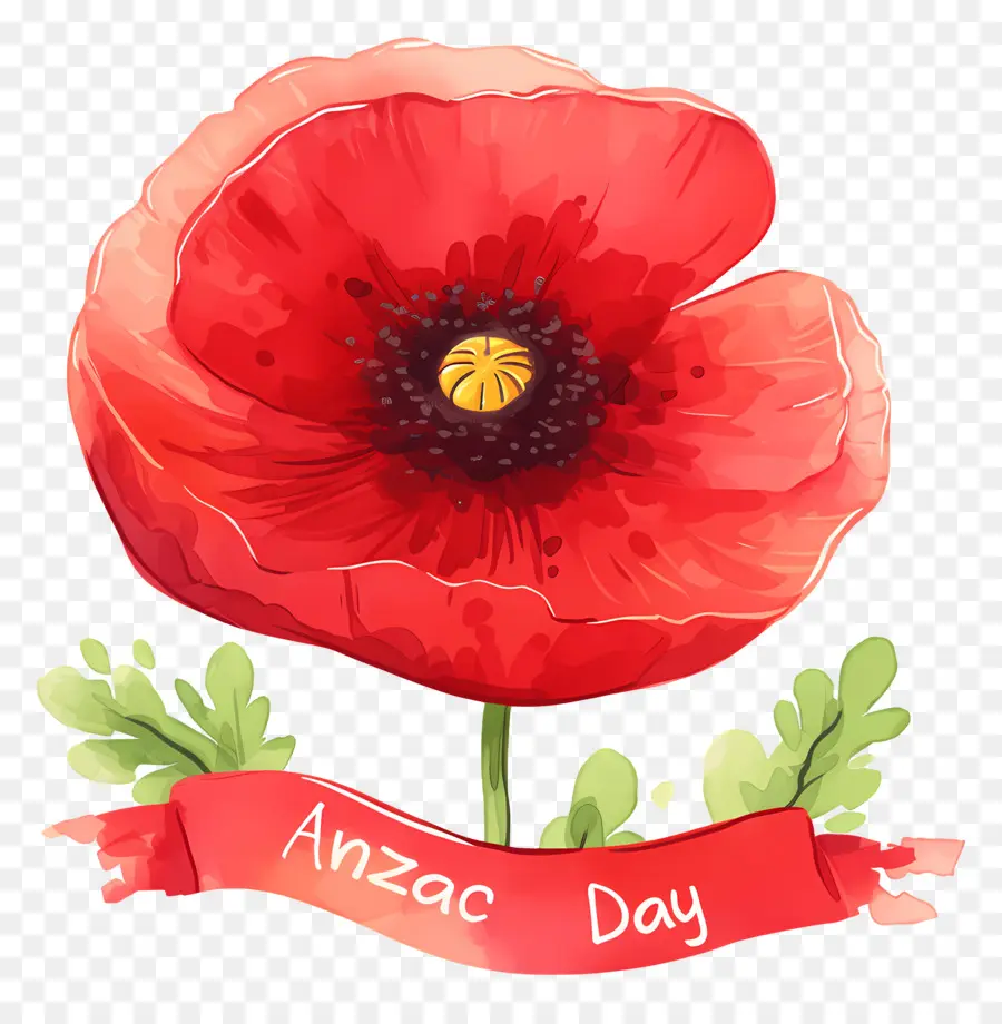 Día De Anzac，Amapolas Del Día De Anzac PNG