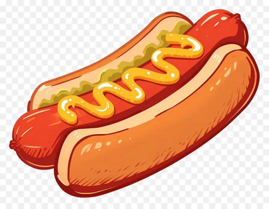 Hot Dog，Bocadillo PNG