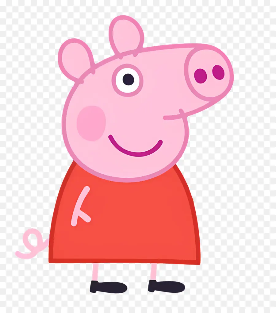 Pepa Cerdo，Cerdo Rosa De Dibujos Animados PNG