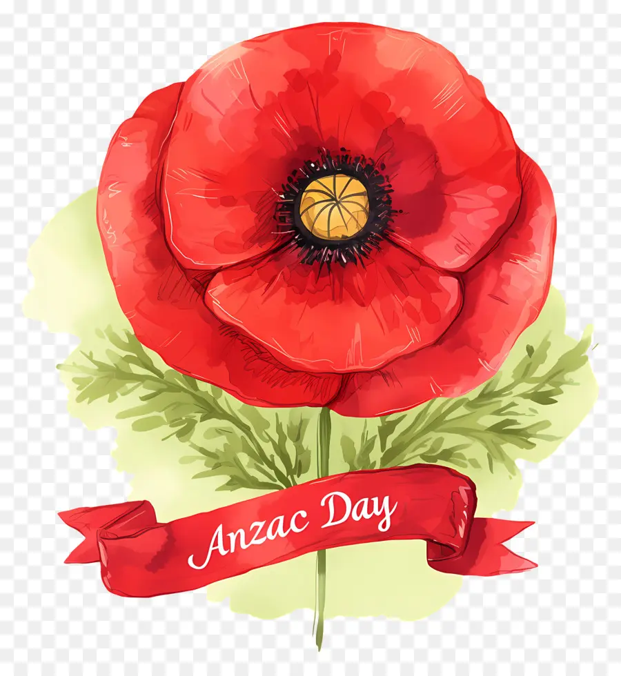 Día De Anzac，Amapolas Del Día De Anzac PNG