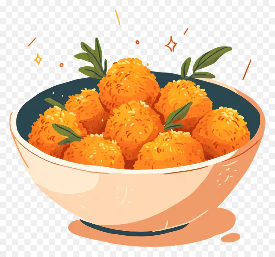 Albóndigas De Pollo，Bolas Fritas PNG