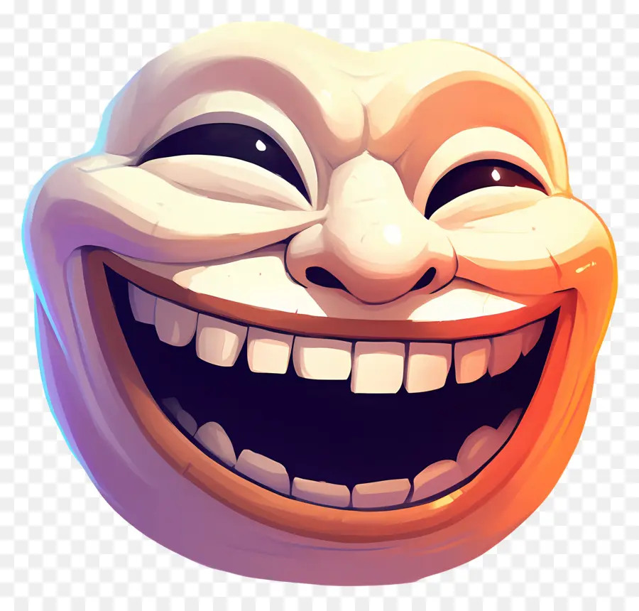 Cara De Burla，Cara Sonriente PNG