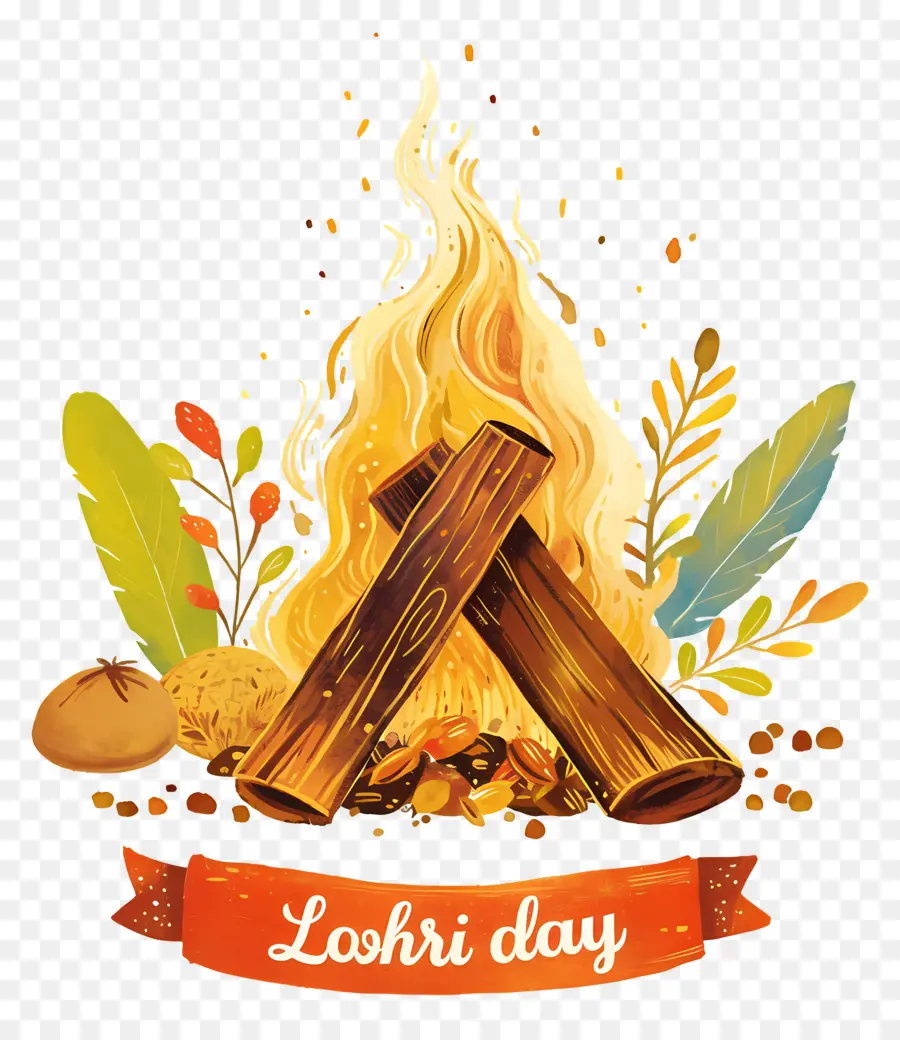 Feliz Lohri，Hoguera Lohri PNG