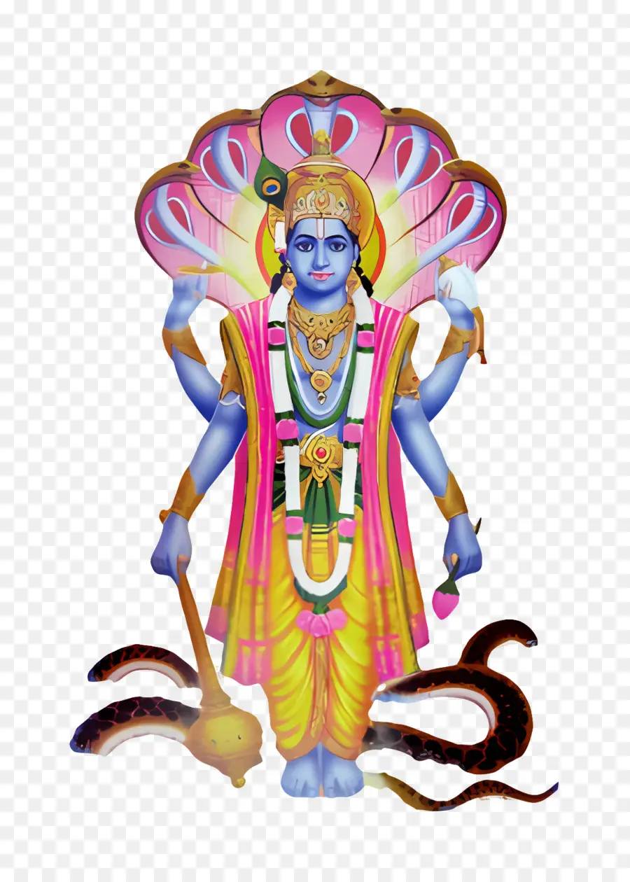 Utpanna Ekadashi，Deidad Con Múltiples Brazos PNG