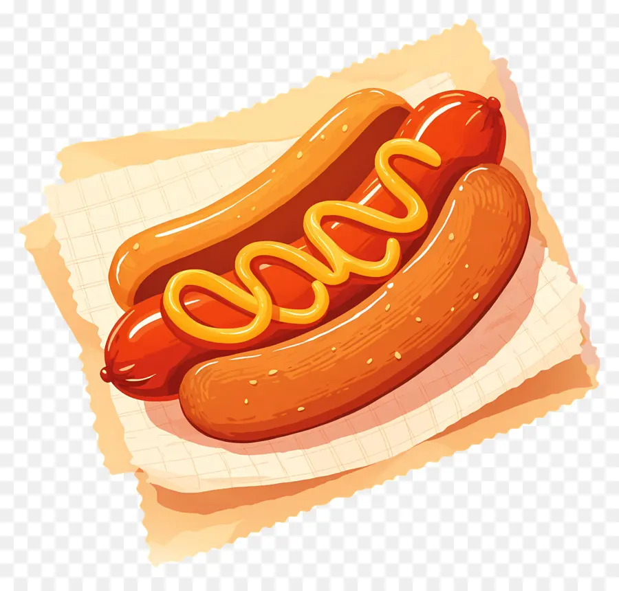 Hot Dog，Bocadillo PNG