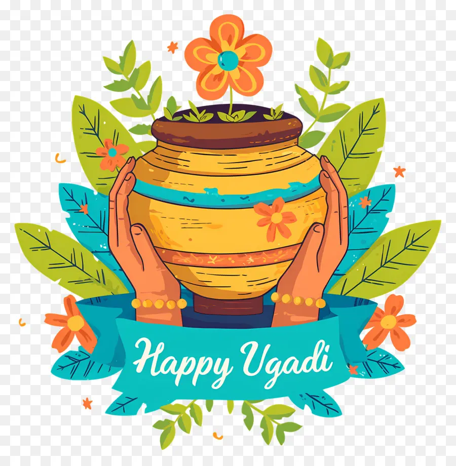 Feliz Ugadi，Olla Ugadi Feliz PNG