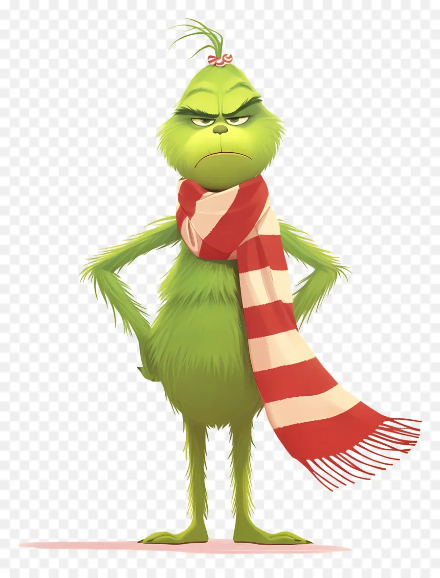 Grinch De Dibujos Animados，Carácter Verde PNG