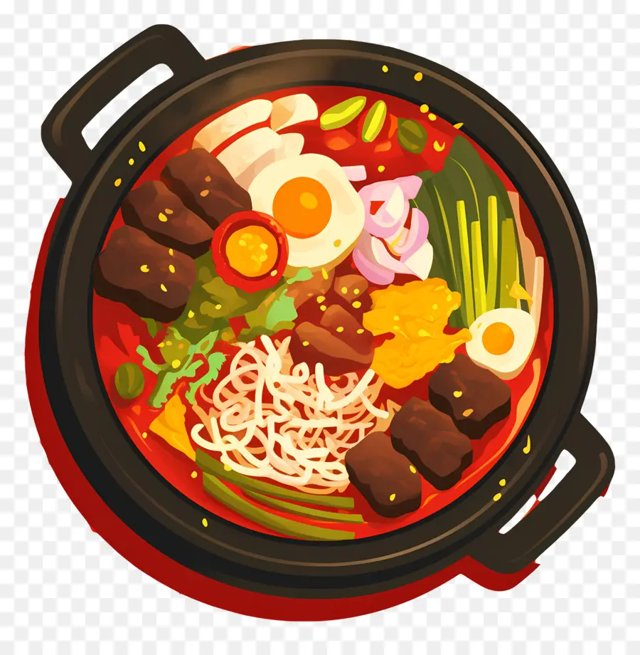 Comida Coreana，Olla Caliente PNG