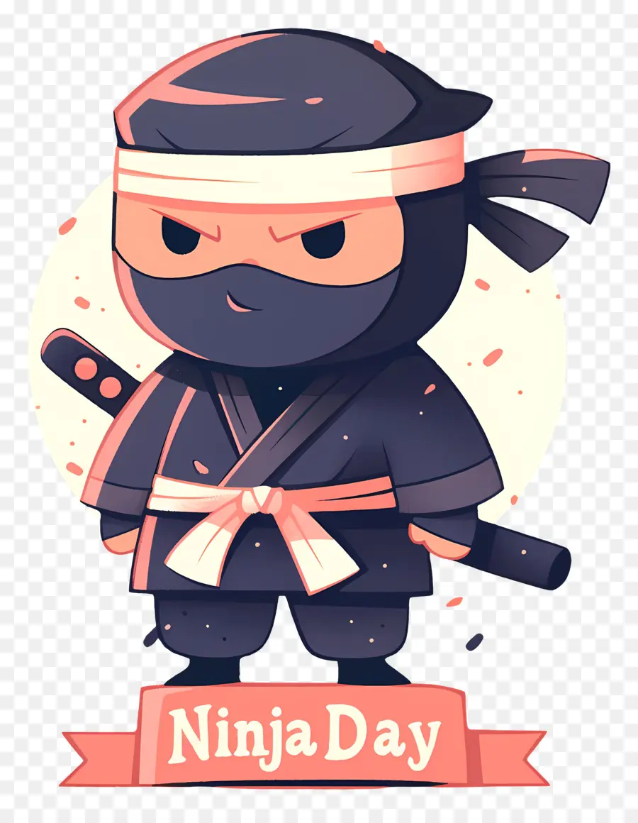 Día Ninja，Ninjas De Dibujos Animados PNG