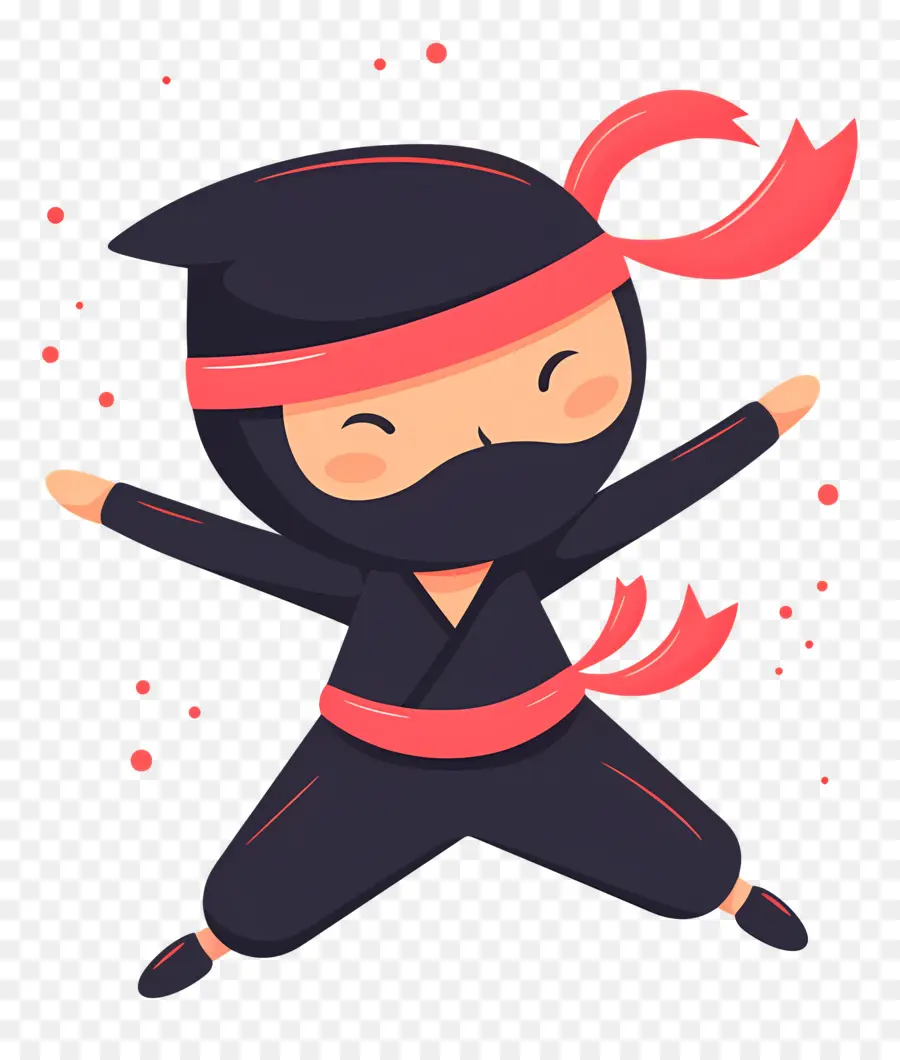 Día Ninja，Ninjas De Dibujos Animados PNG