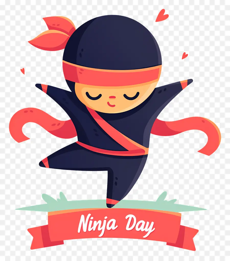 Día Ninja，Ninjas De Dibujos Animados PNG