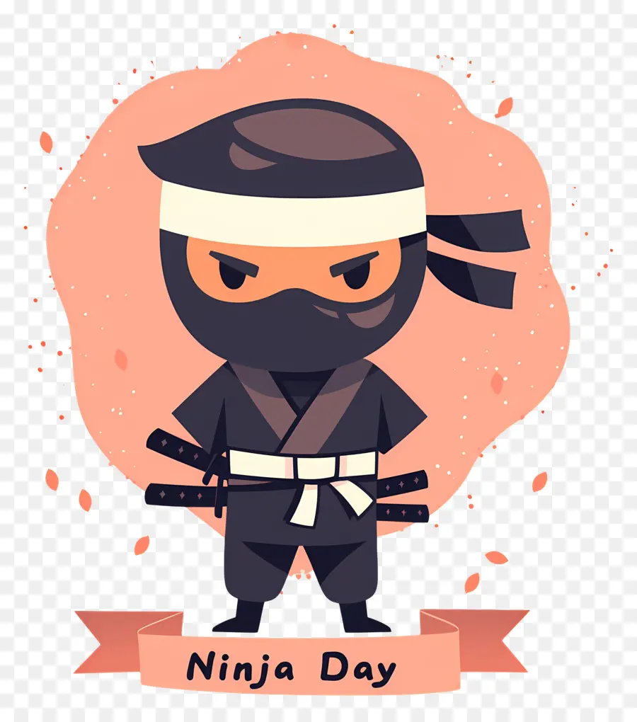 Día Ninja，Ninja Con Espada PNG