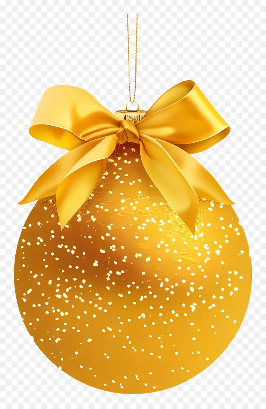 Balón De Oro De Navidad，Adorno Dorado PNG