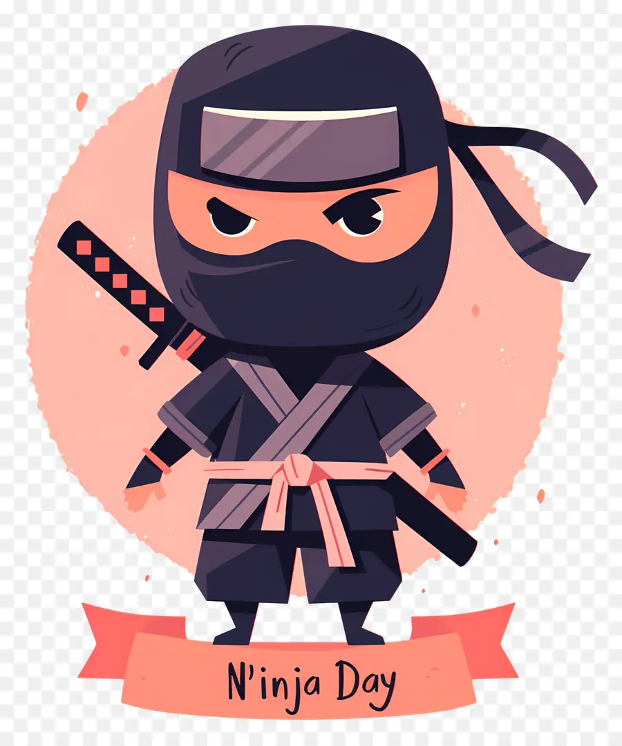 Día Ninja，Ninjas De Dibujos Animados PNG