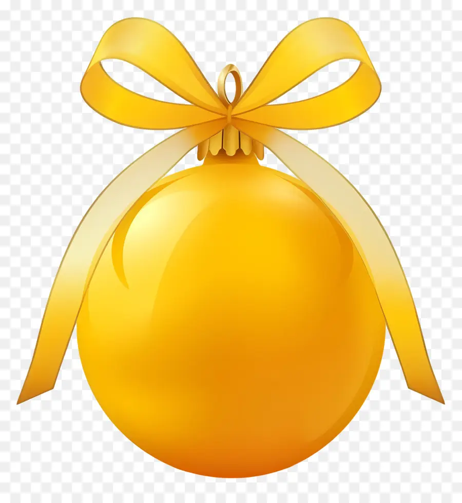 Balón De Oro De Navidad，Adorno Dorado PNG