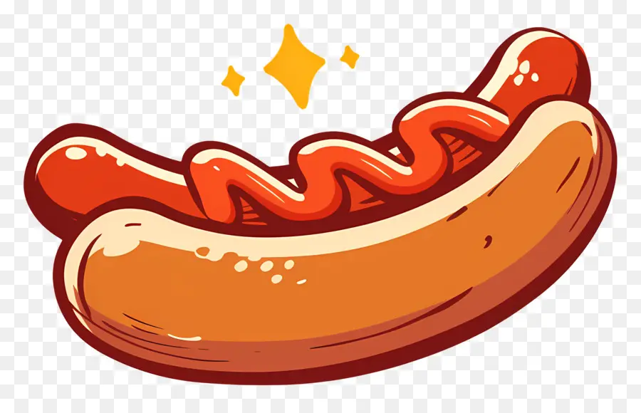 Salchicha Picante，Perro Caliente Con Mostaza PNG