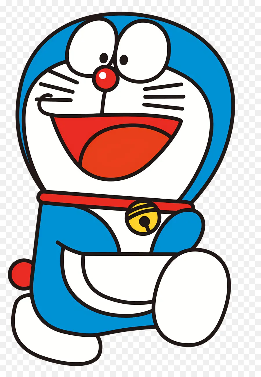 Doraemon，Robot Azul PNG