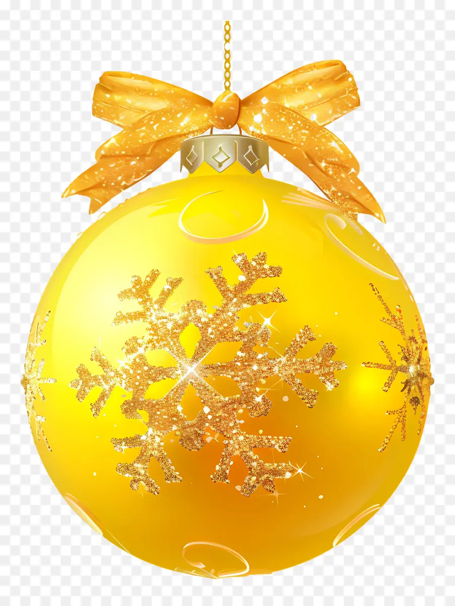 Balón De Oro De Navidad，Adorno De Bola De Oro PNG