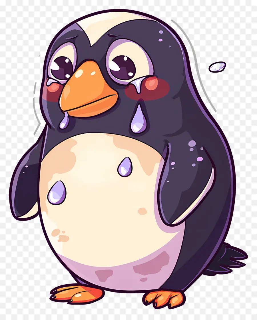 Pingüino Llorando，Pingüino Negro PNG