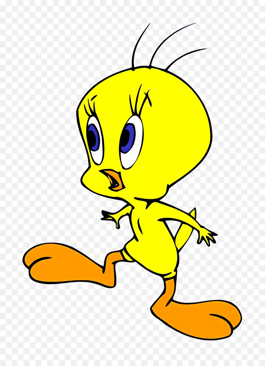 Piolín，Dibujos Animados De Pájaro Amarillo PNG