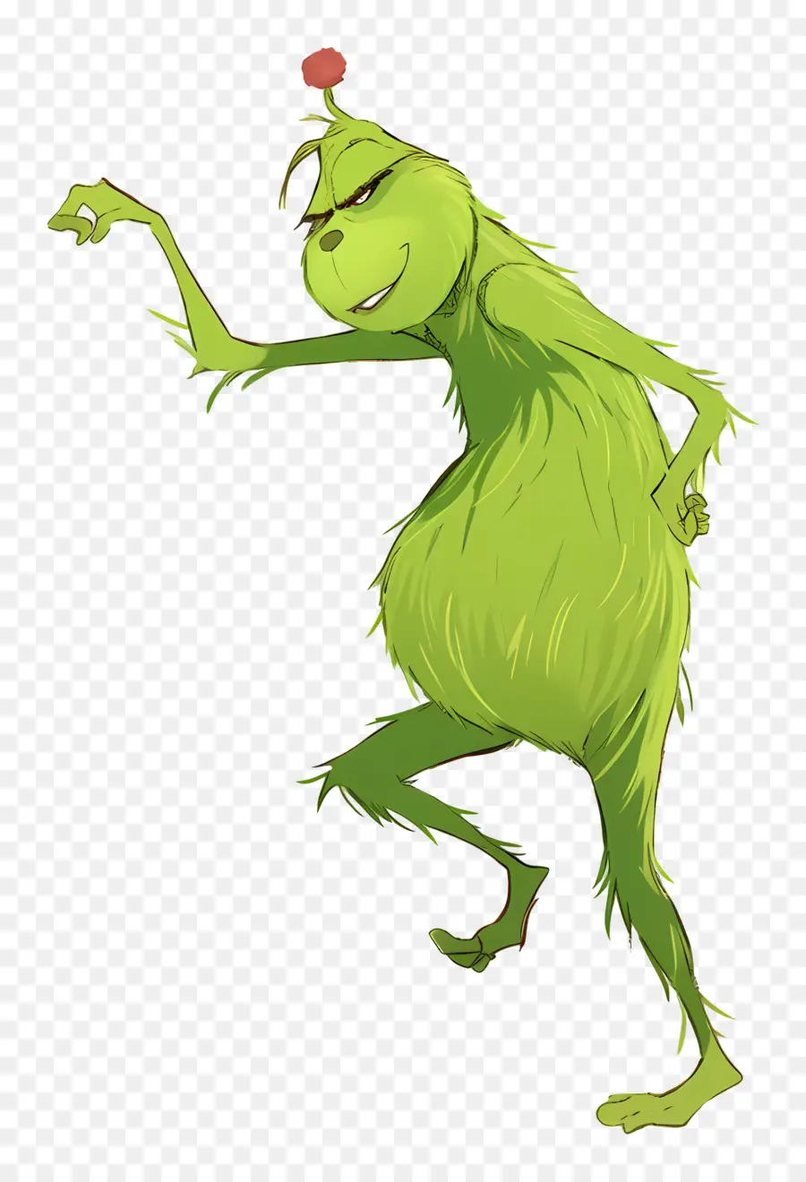 Grinch De Dibujos Animados，Carácter Verde PNG