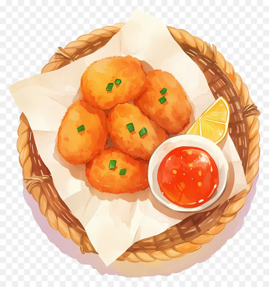 Nuggets De Pollo Frito，Pepitas Fritas PNG