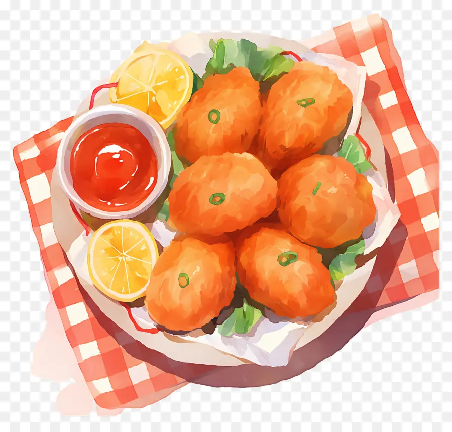 Nuggets De Pollo Frito，Pepitas Fritas PNG