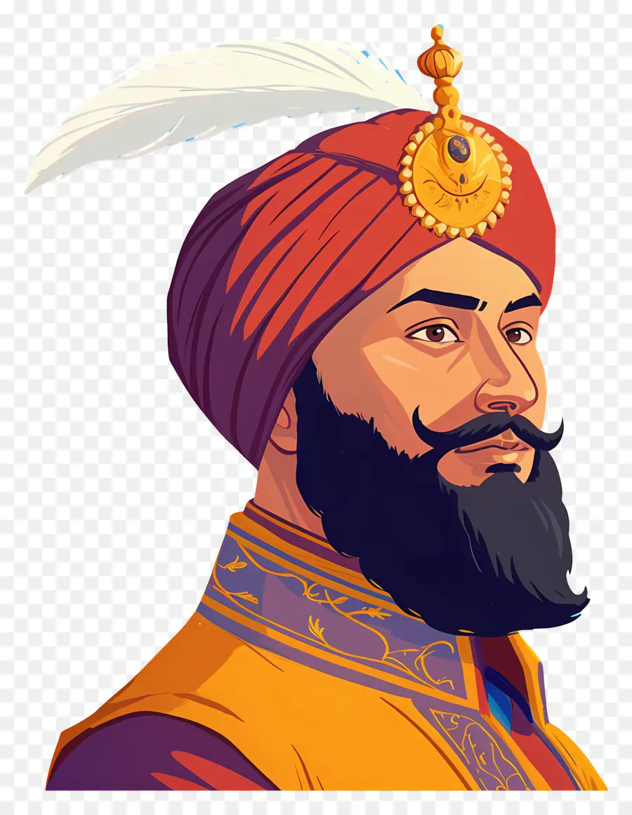 Gurú Govind Singh Jayanti，Figura Histórica PNG