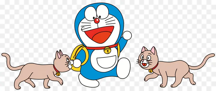 Doraemon，Robot Azul PNG