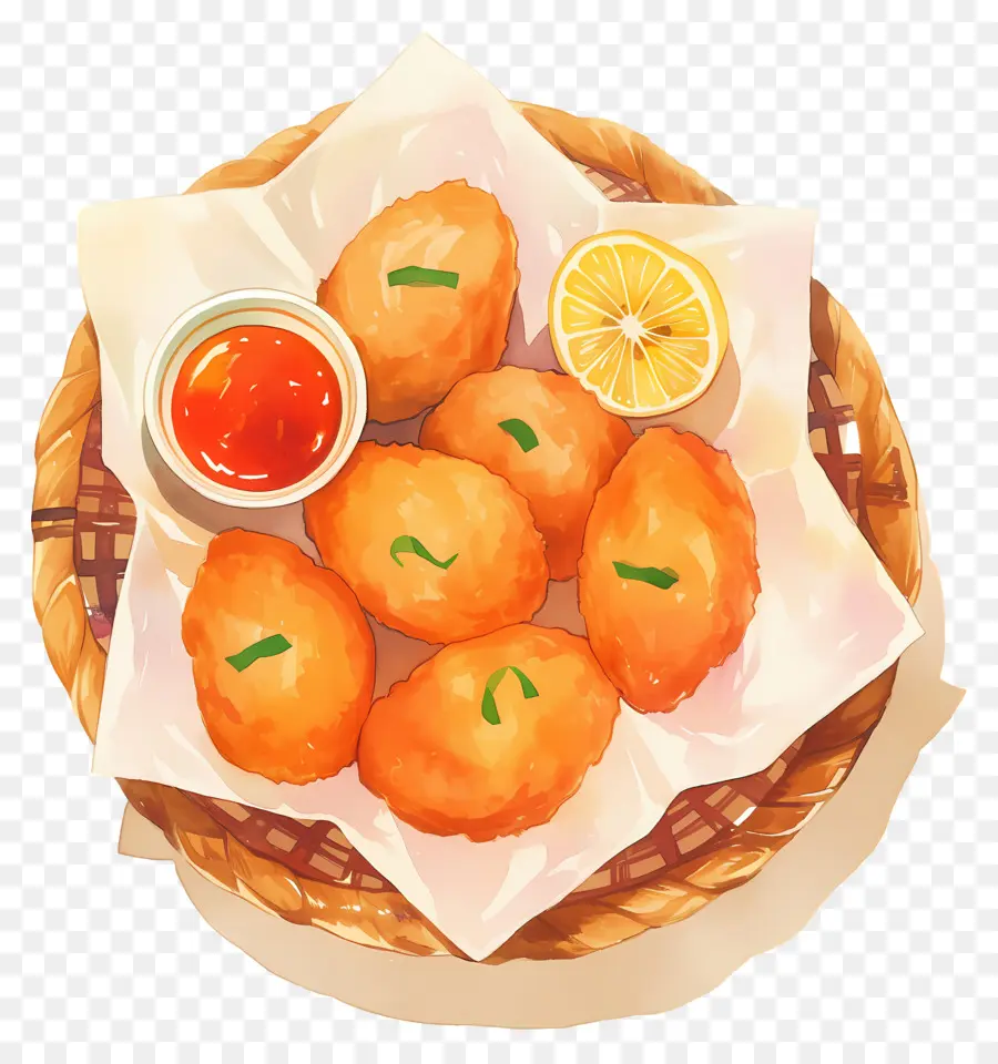 Nuggets De Pollo Frito，Pepitas Fritas PNG