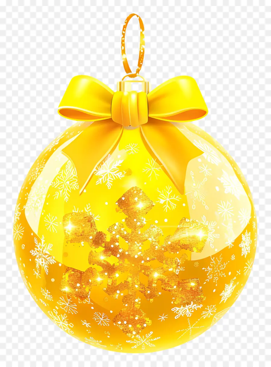 Balón De Oro De Navidad，Adorno De Bola De Oro PNG