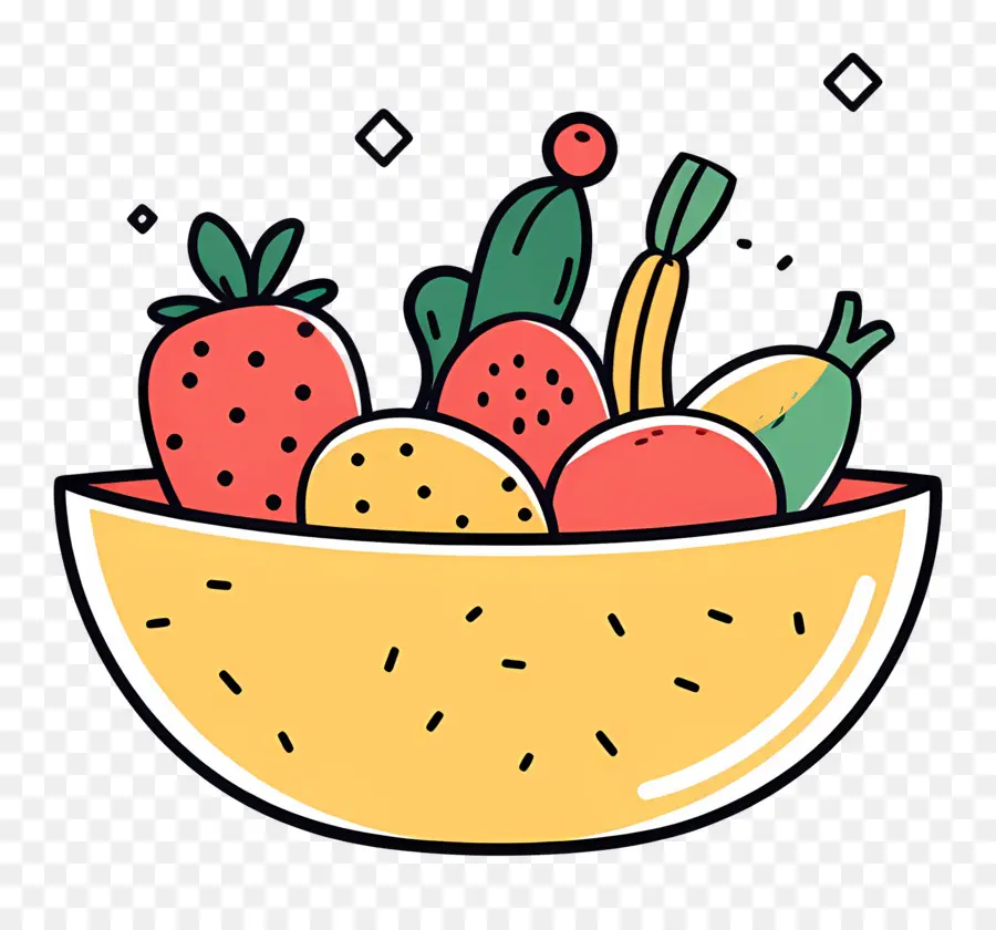 Logotipo De Comida，Tazón De Frutas PNG