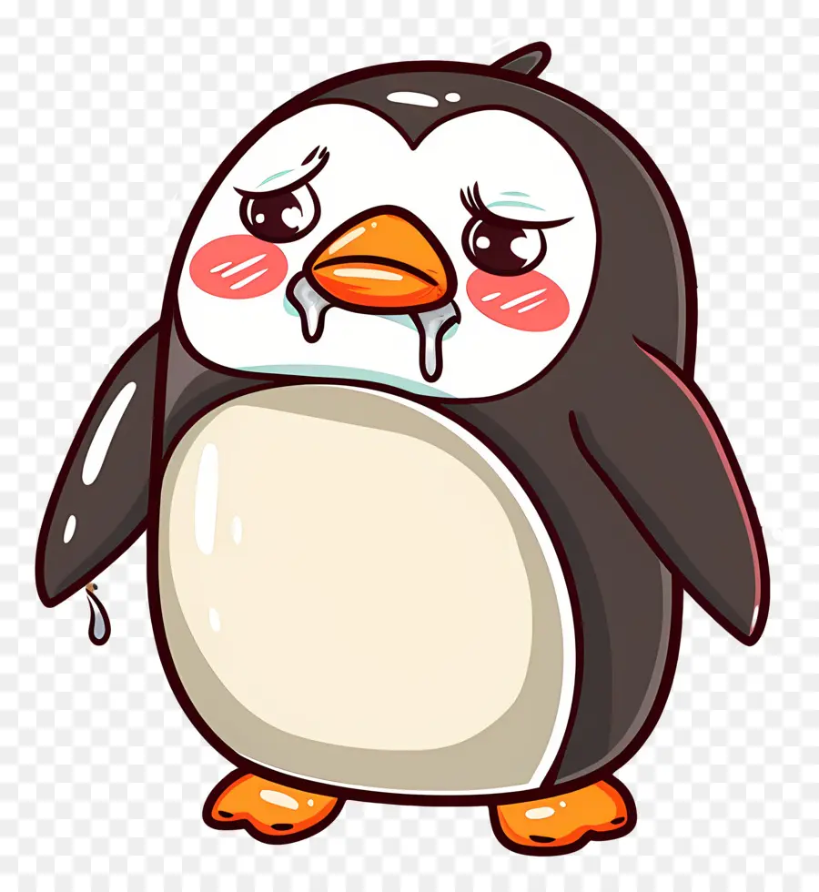 Pingüino Llorando，Pingüino Negro PNG