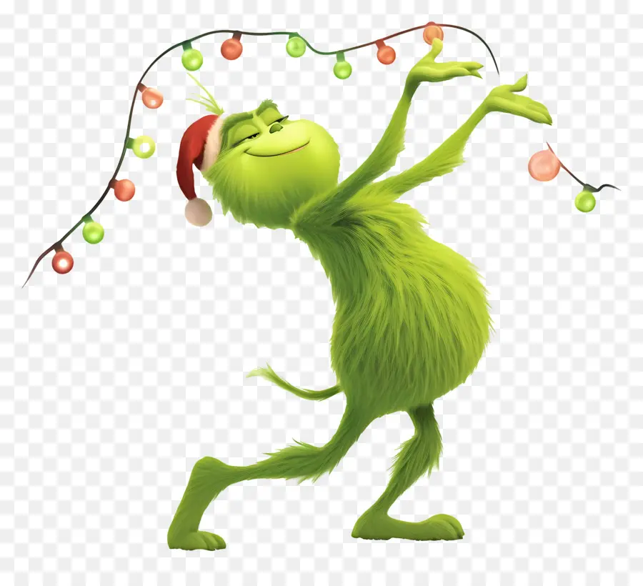 Grinch De Dibujos Animados，Carácter Verde PNG