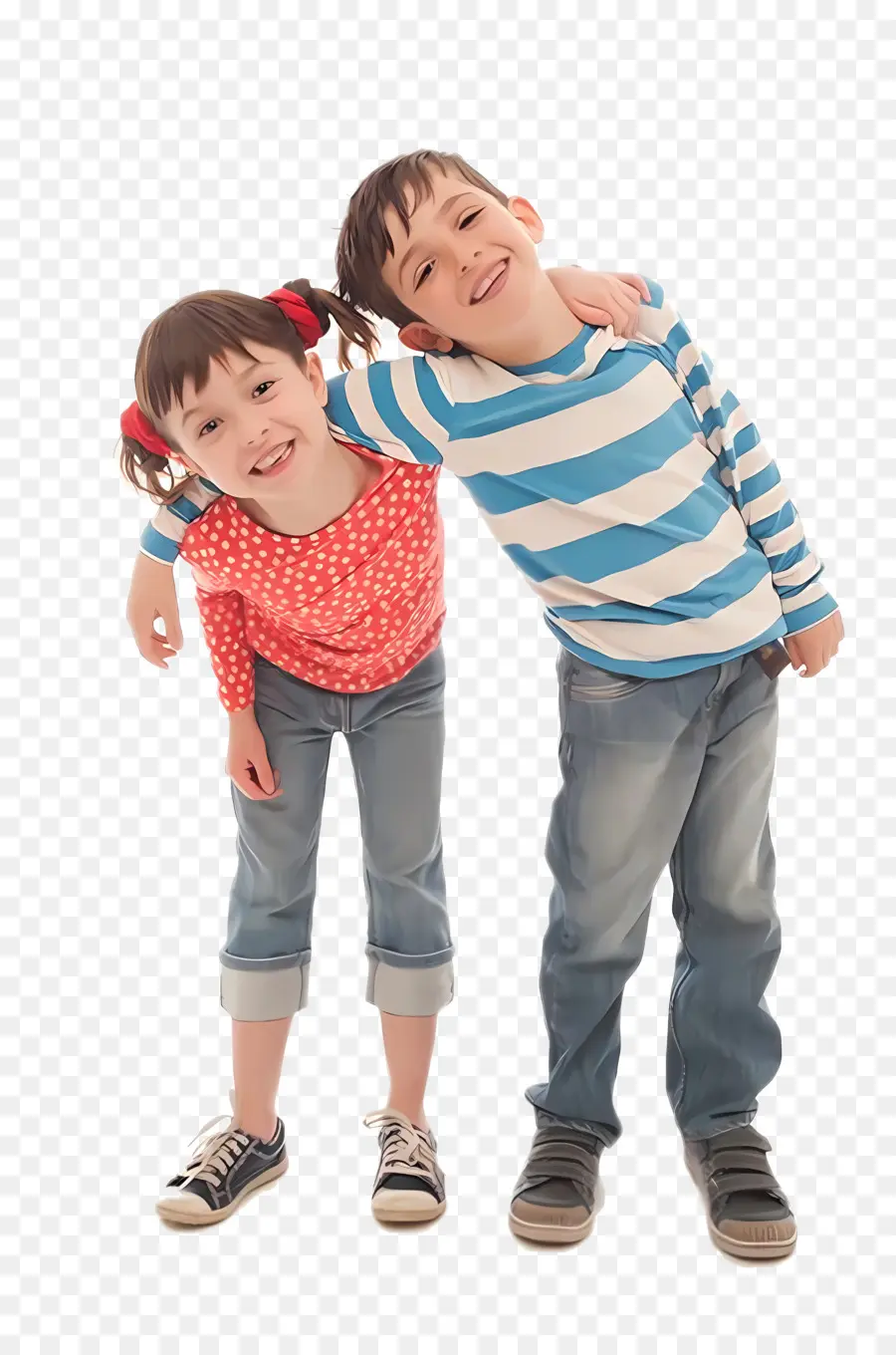 Topsy Y Tim，Niño Y Niña PNG