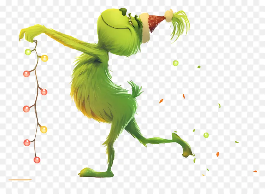 Grinch De Dibujos Animados，Carácter Verde PNG