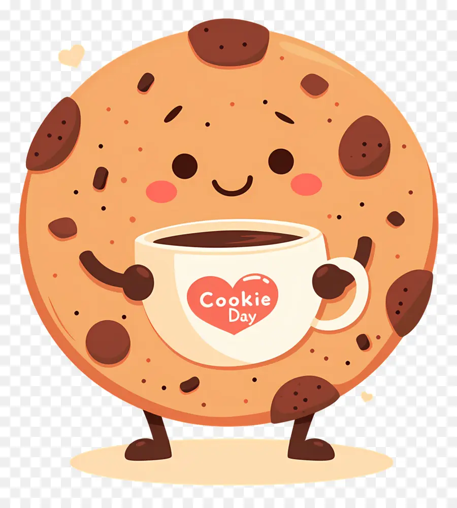 Día Nacional De Las Galletas，Galleta Con Café PNG