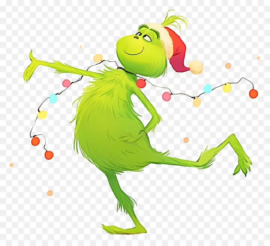 Grinch De Dibujos Animados，Carácter Verde PNG