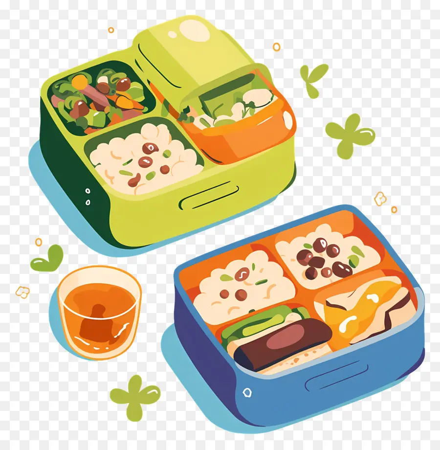 Comida Deliciosa，Cajas Bento PNG