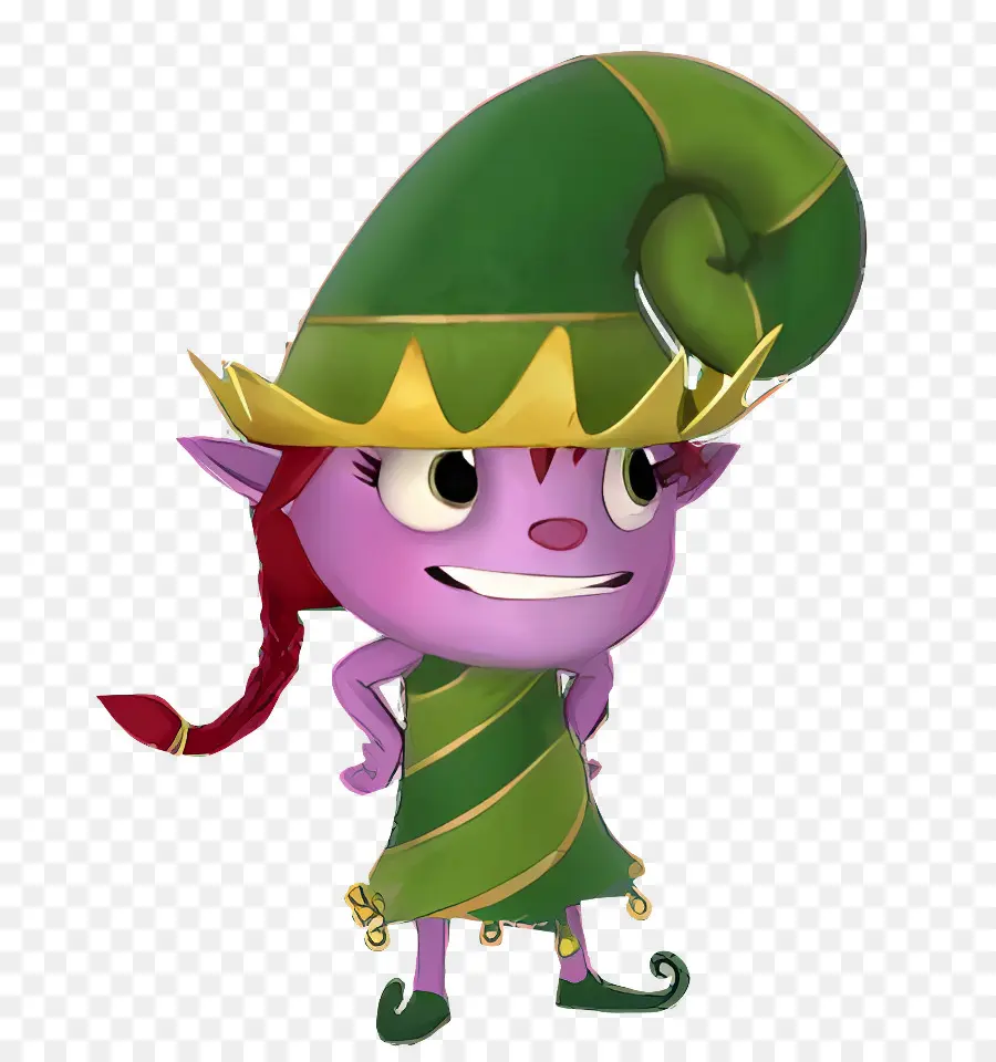 Wallykazam，Elfo Morado PNG