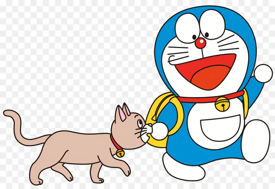 Doraemon，Robot Azul PNG